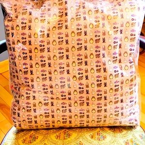 100% cotton Handmade My Neighbor Totoro fabric cushion